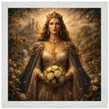 Guinevere – Mythologie Fine Art Print mit Rahmen | babasan