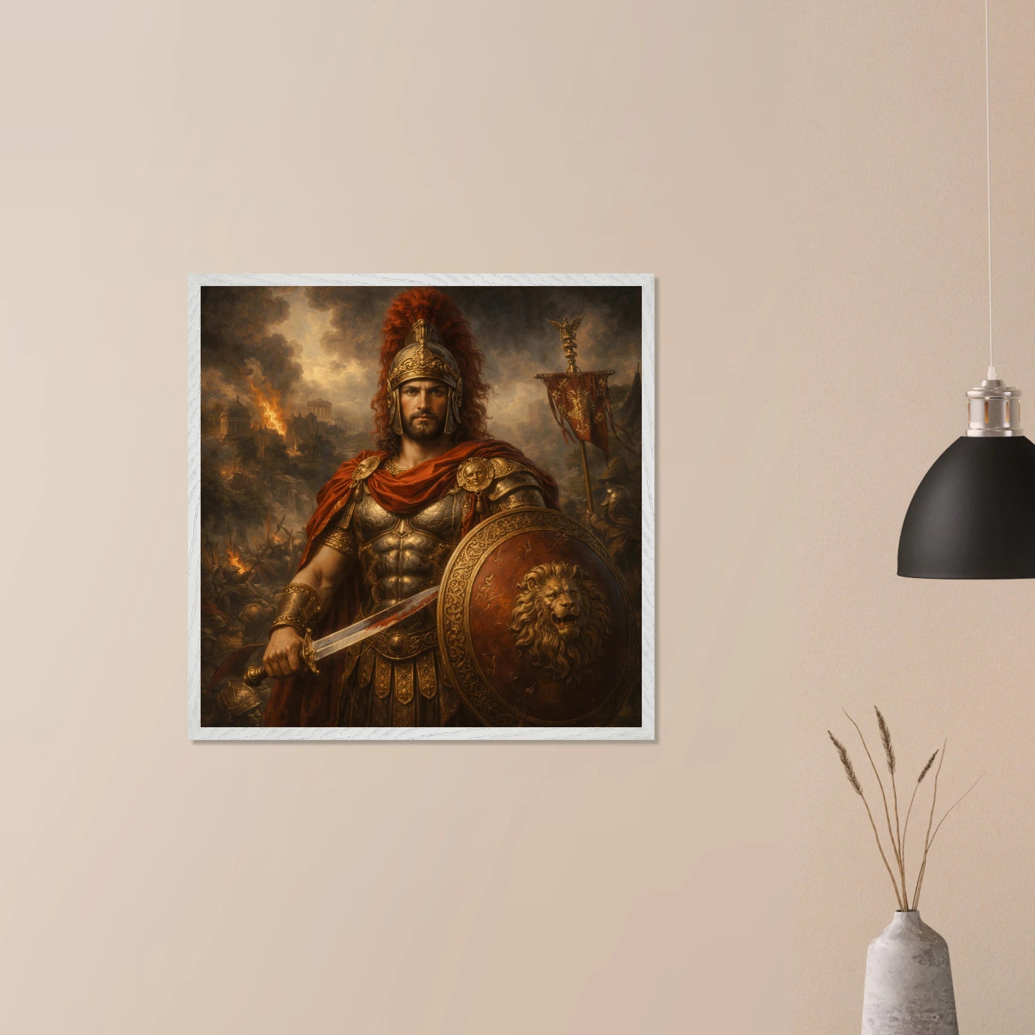 Mars – Mythologie Fine Art Print mit Rahmen | babasan