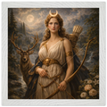 Diana – Mythologie Fine Art Print mit Rahmen | babasan