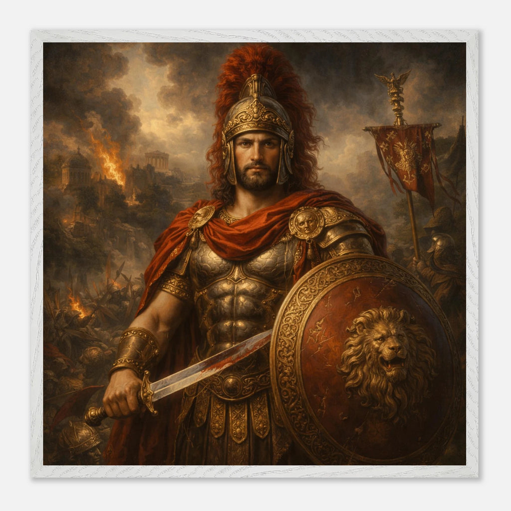 Mars – Mythologie Fine Art Print mit Rahmen | babasan