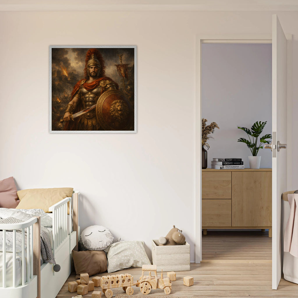 Mars – Mythologie Fine Art Print mit Rahmen | babasan