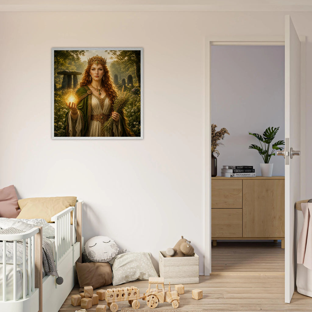 Áine – Mythologie Fine Art Print mit Rahmen | babasan