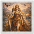 Freya – Mythologie Fine Art Print mit Rahmen | babasan