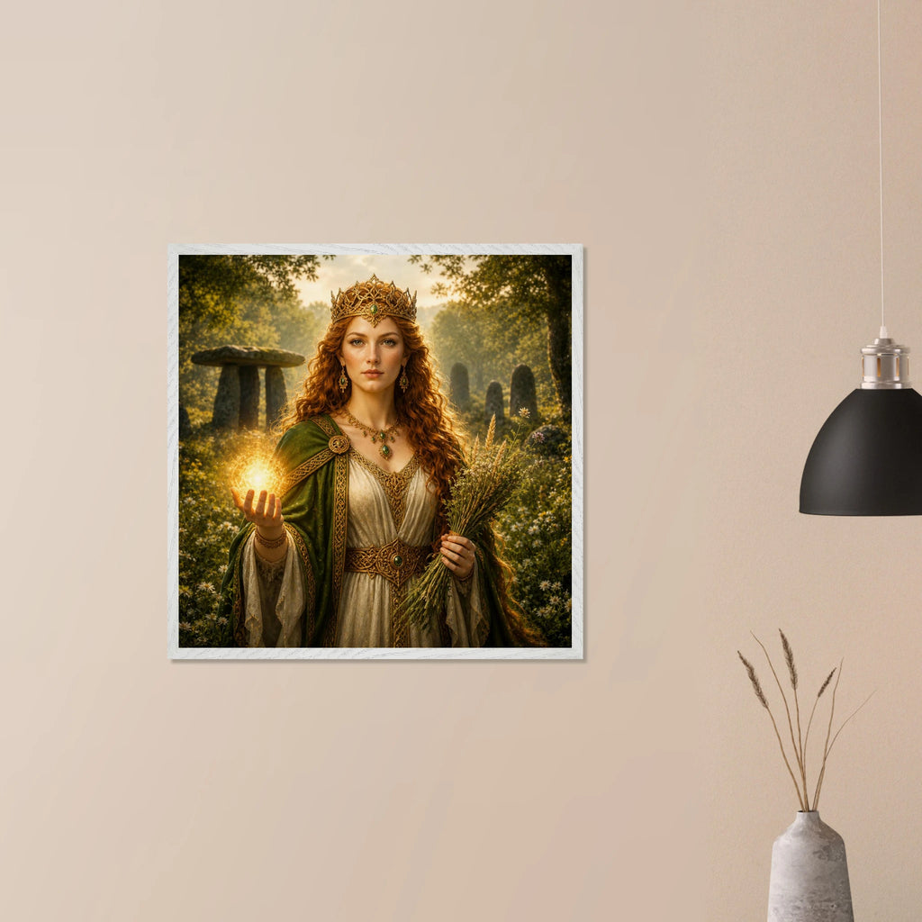Áine – Mythologie Fine Art Print mit Rahmen | babasan