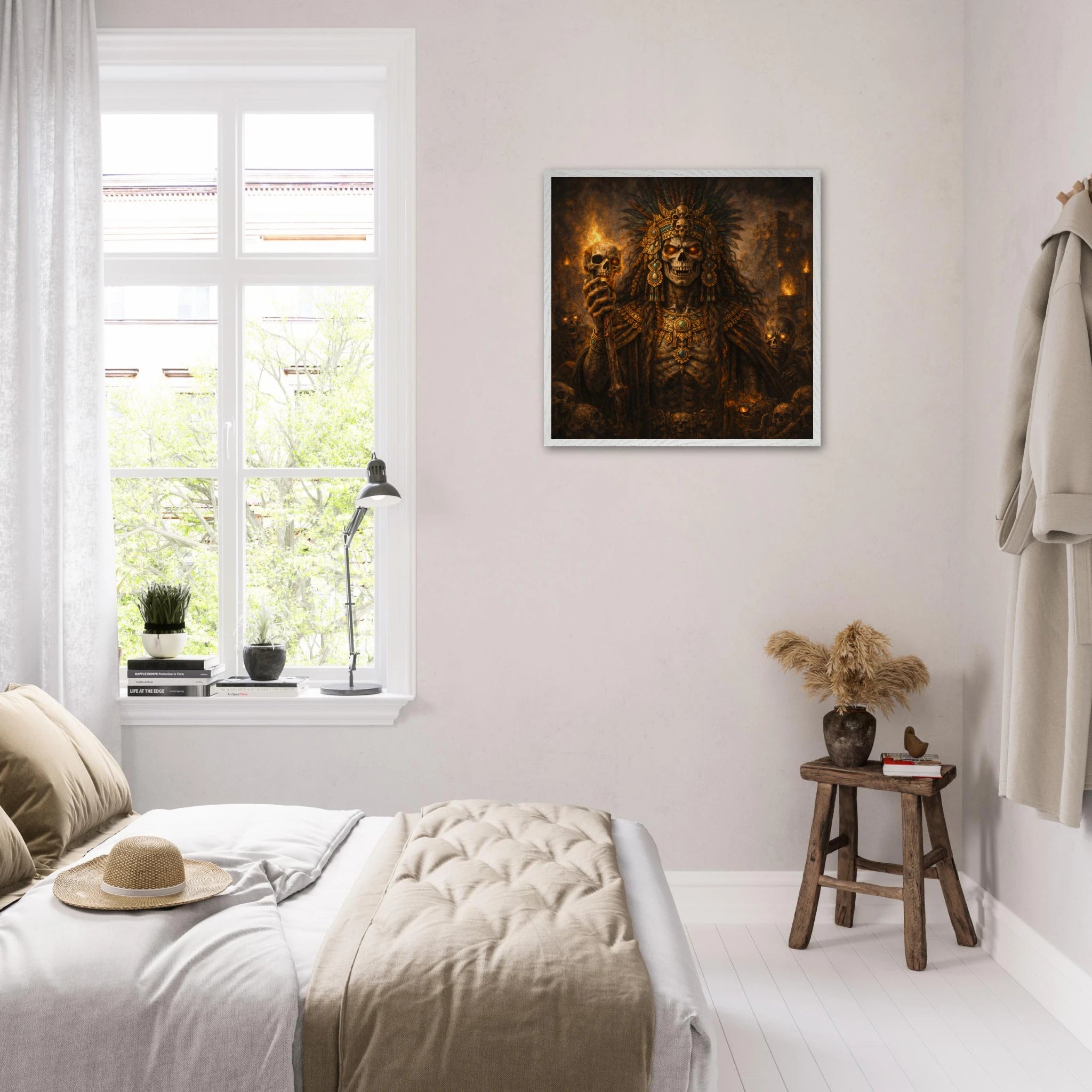 Ah Puch – Mythologie Fine Art Print mit Rahmen | babasan