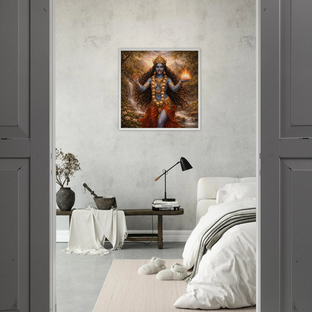 Kali – Mythologie Fine Art Print mit Rahmen | babasan
