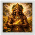 Hun Hunahpu – Mythologie Fine Art Print mit Rahmen | babasan