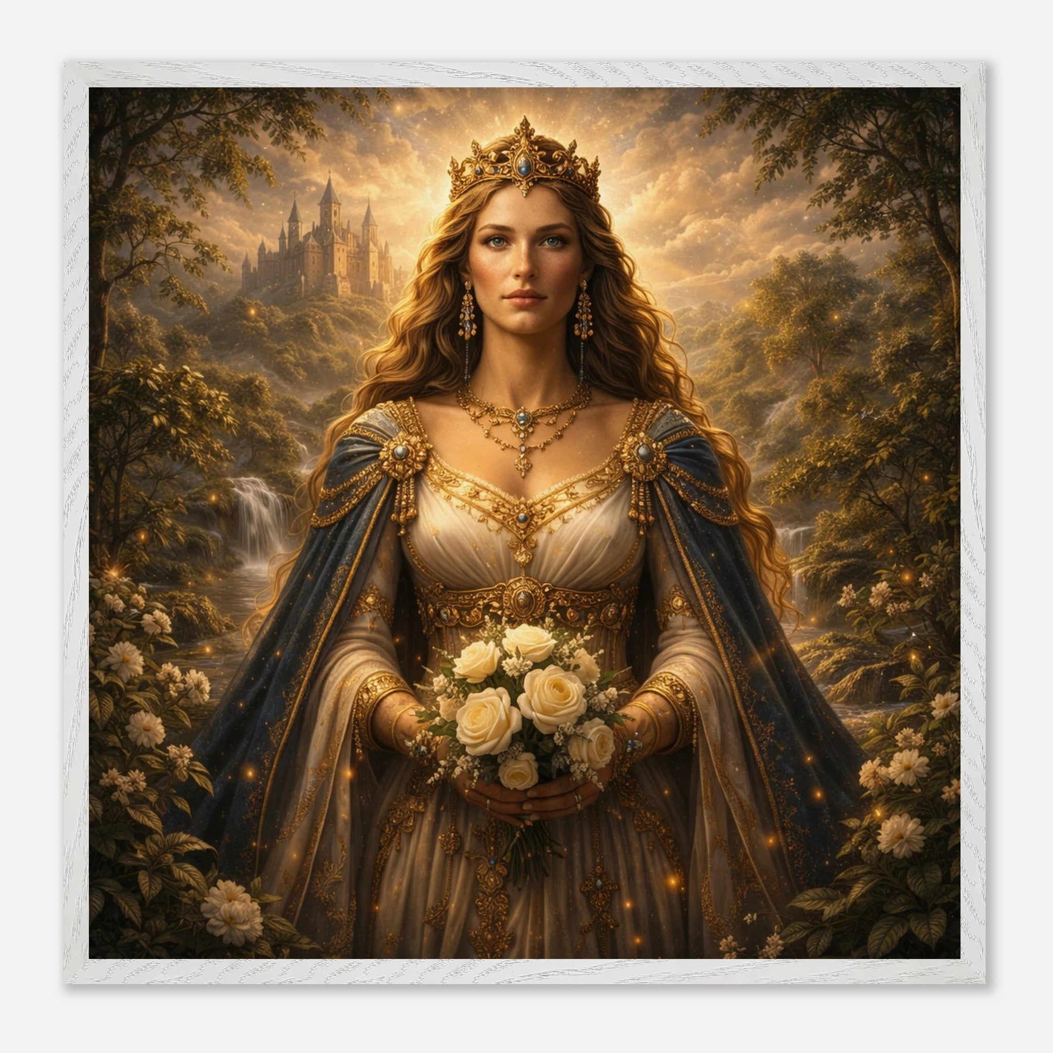 Guinevere – Mythologie Fine Art Print mit Rahmen | babasan