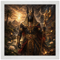 Seth – Mythologie Fine Art Print mit Rahmen | babasan