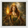 Celtic Danu – Mythologie Fine Art Print mit Rahmen | babasan