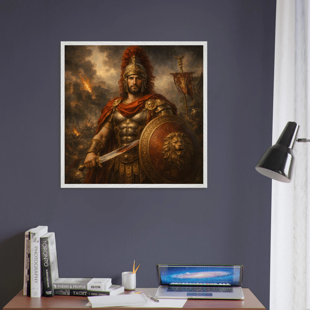 Mars – Mythologie Fine Art Print mit Rahmen | babasan