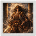 Susanoo – Mythologie Fine Art Print mit Rahmen | babasan