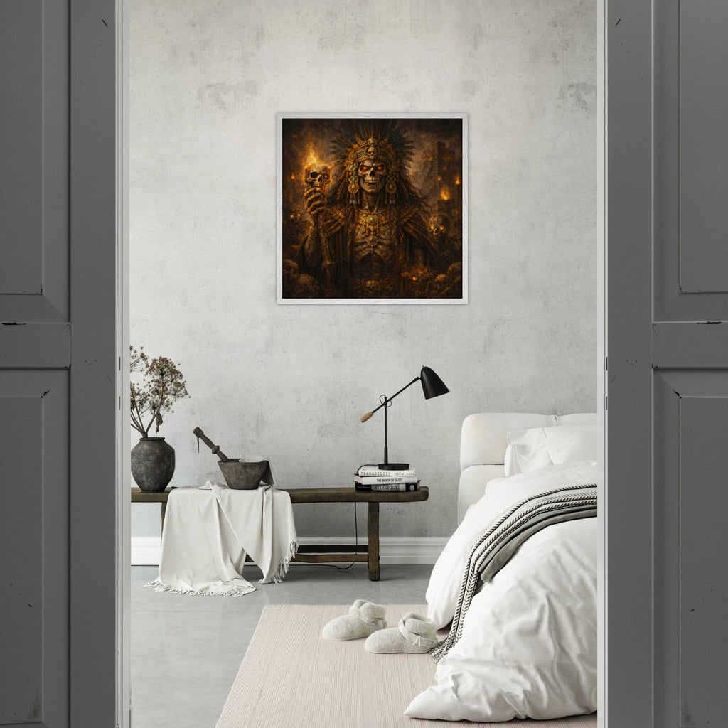 Ah Puch – Mythologie Fine Art Print mit Rahmen | babasan