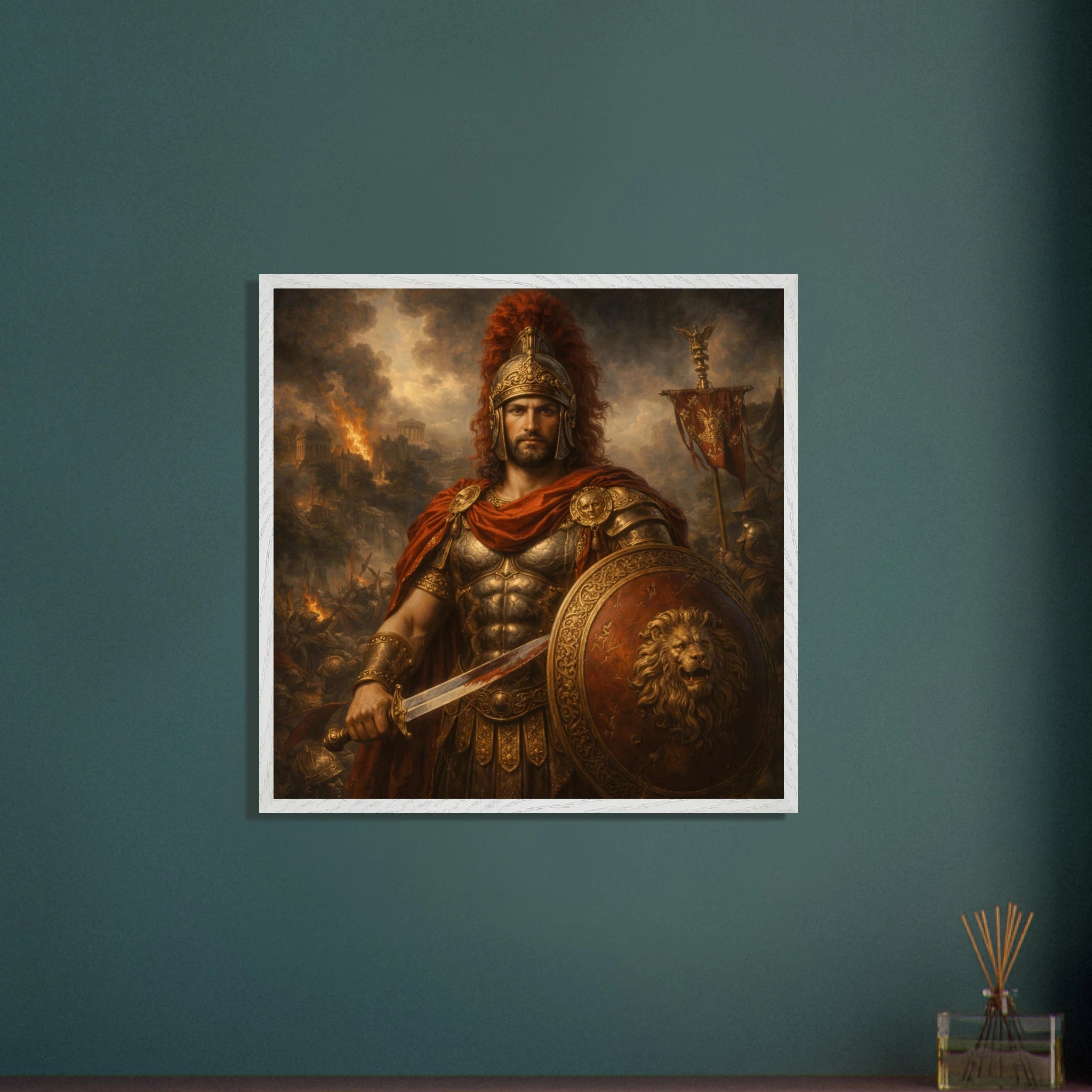 Mars – Mythologie Fine Art Print mit Rahmen | babasan