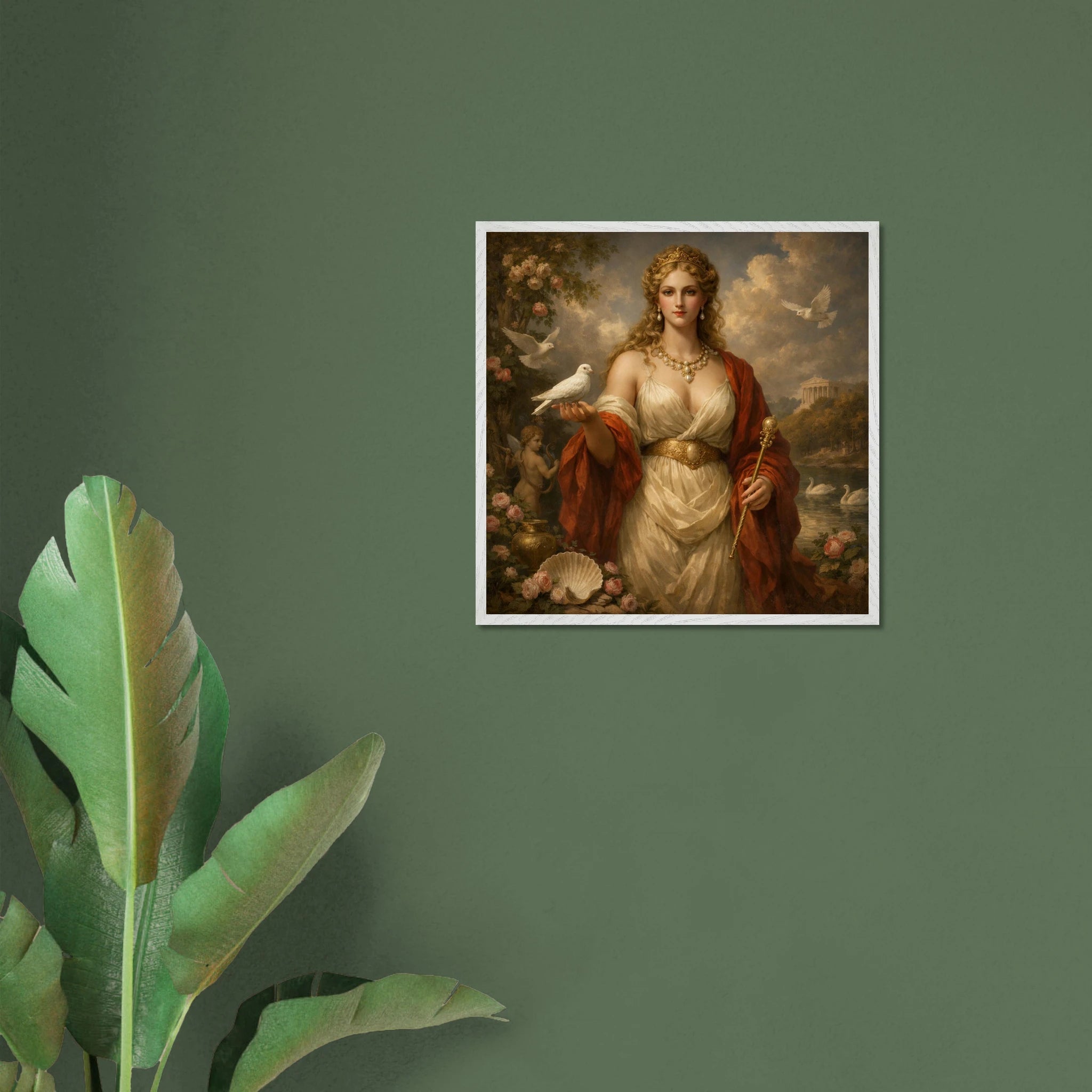 Venus – Mythologie Fine Art Print mit Rahmen | babasan