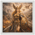 Walküre – Mythologie Fine Art Print mit Rahmen | babasan