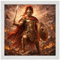 Ares – Mythologie Fine Art Print mit Rahmen | babasan