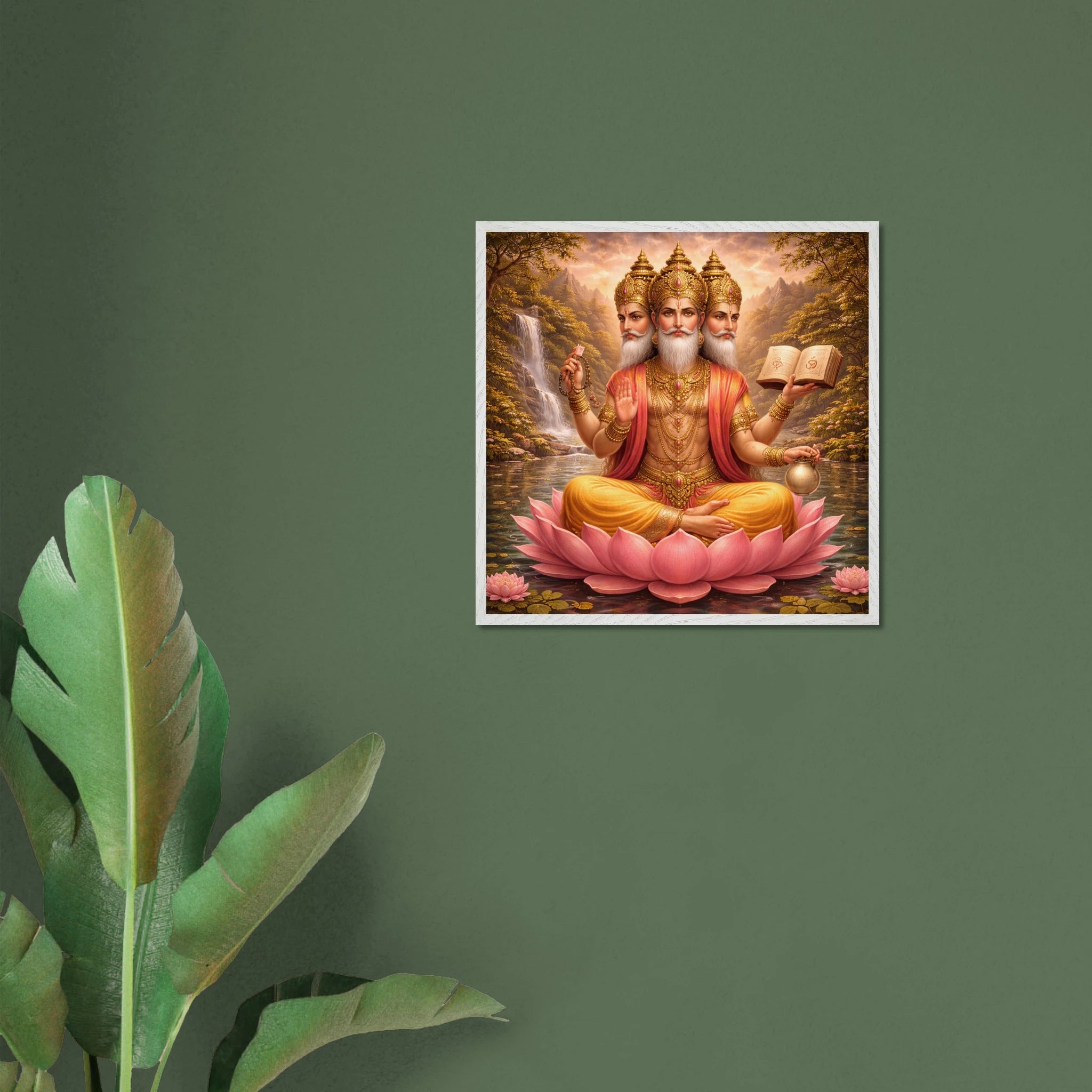 Brahma – Mythologie Fine Art Print mit Rahmen | babasan