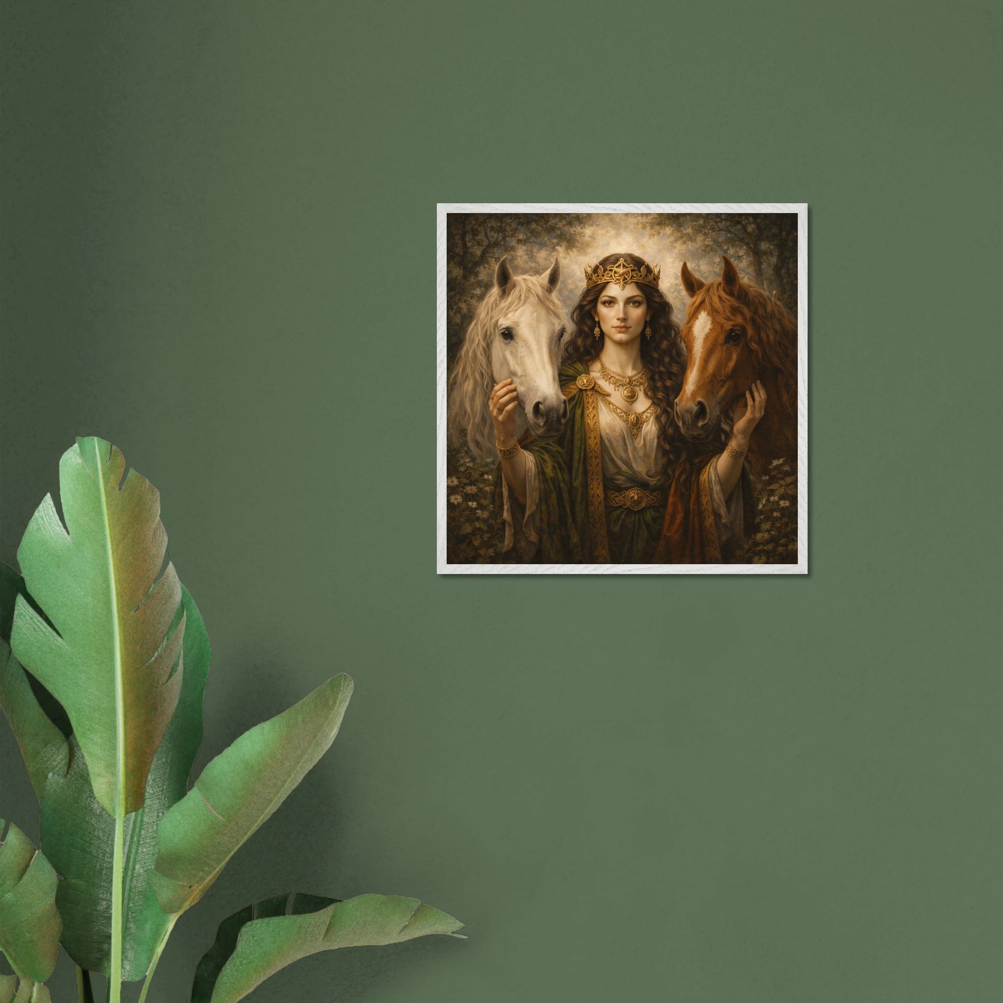 Epona – Mythologie Fine Art Print mit Rahmen | babasan