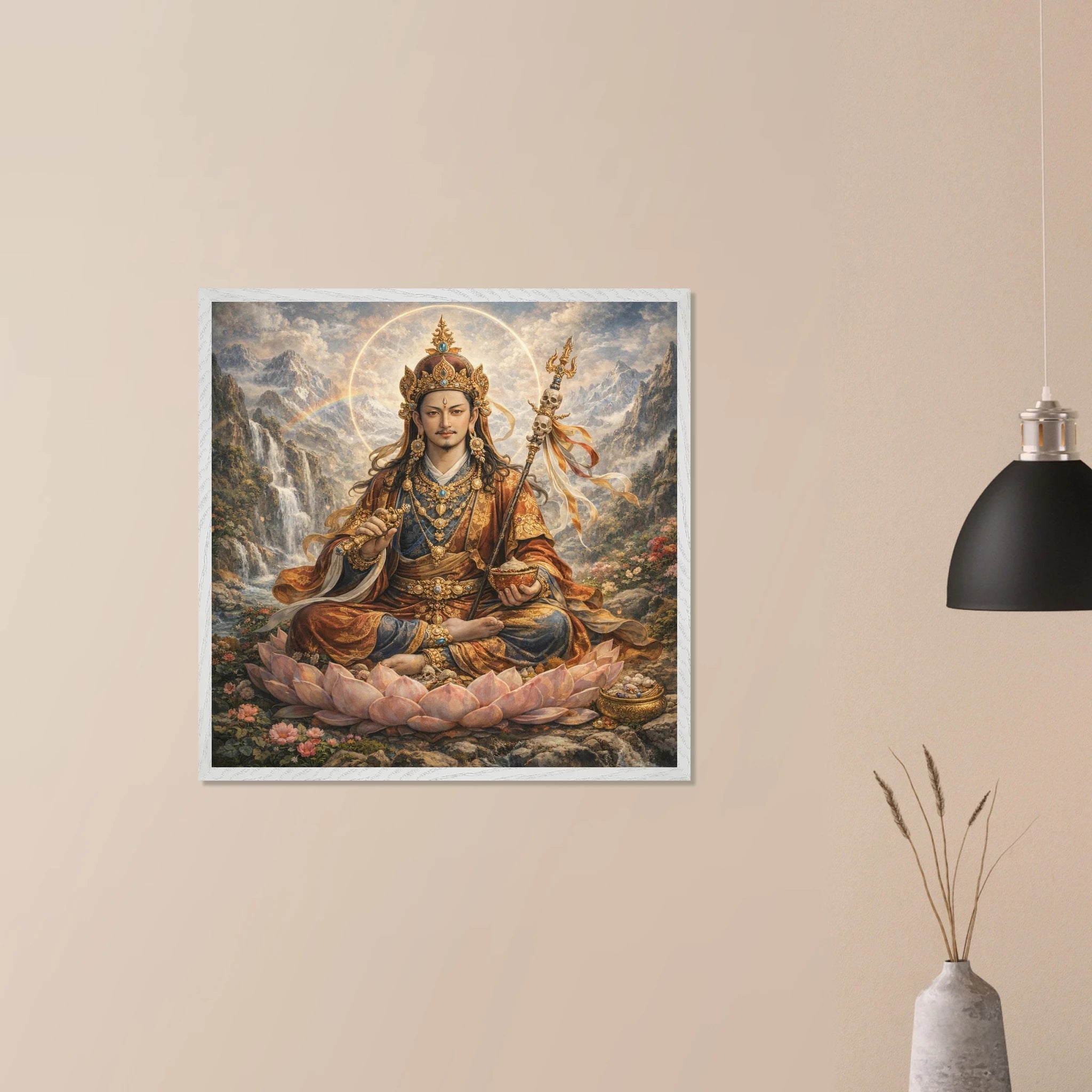 Padmasambhava – Mythologie Fine Art Print mit Rahmen | babasan