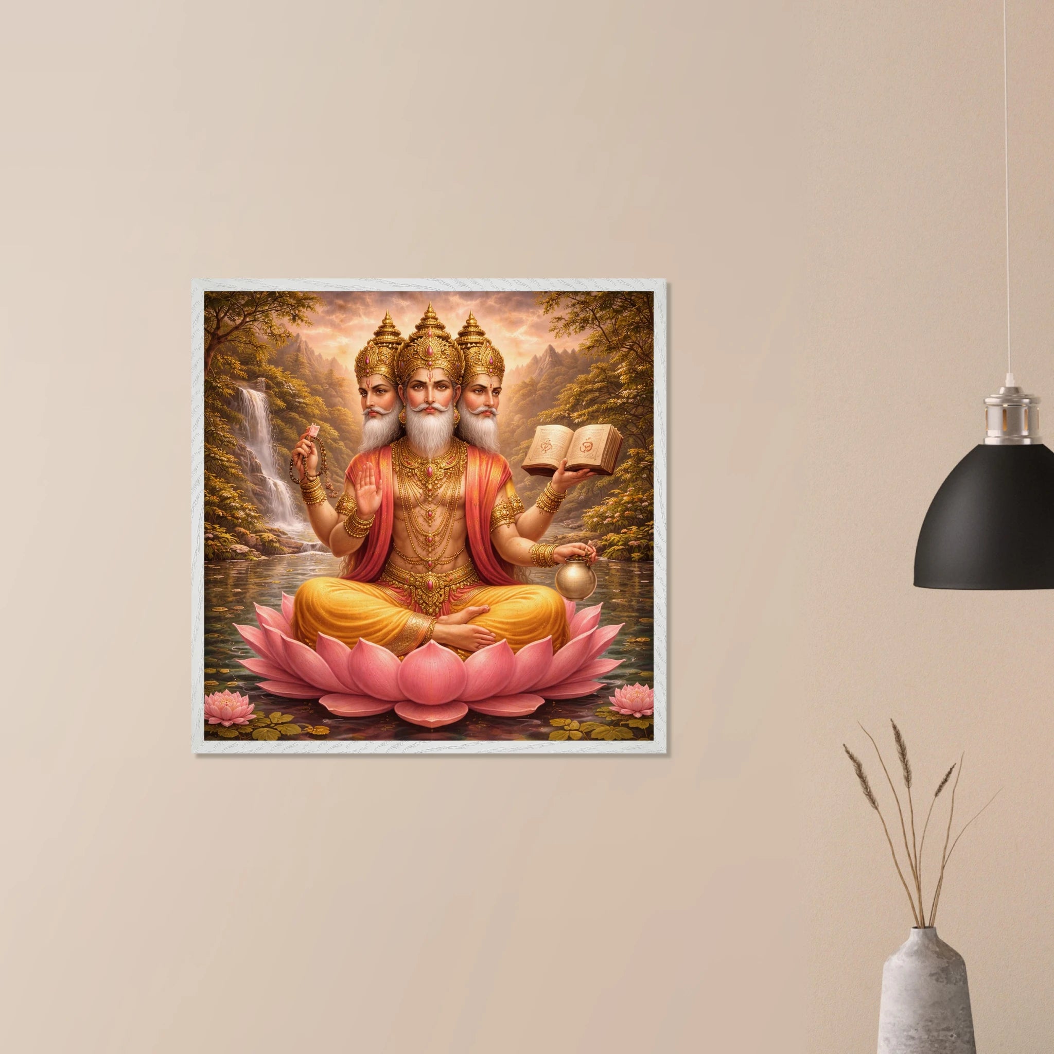 Brahma – Mythologie Fine Art Print mit Rahmen | babasan