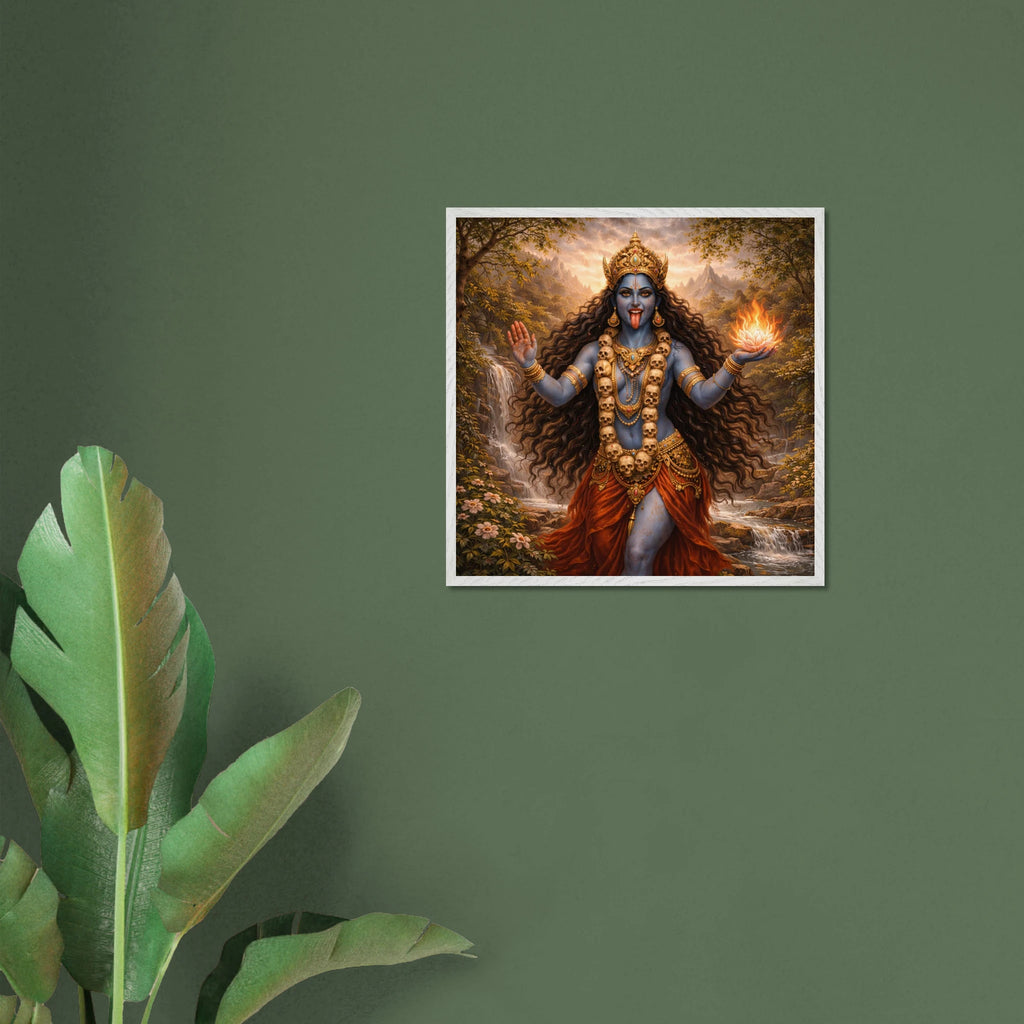 Kali – Mythologie Fine Art Print mit Rahmen | babasan