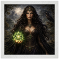 Morgana – Mythologie Fine Art Print mit Rahmen | babasan