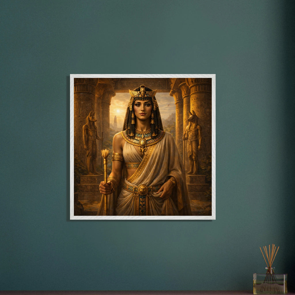 Cleopatra – Mythologie Fine Art Print mit Rahmen | babasan