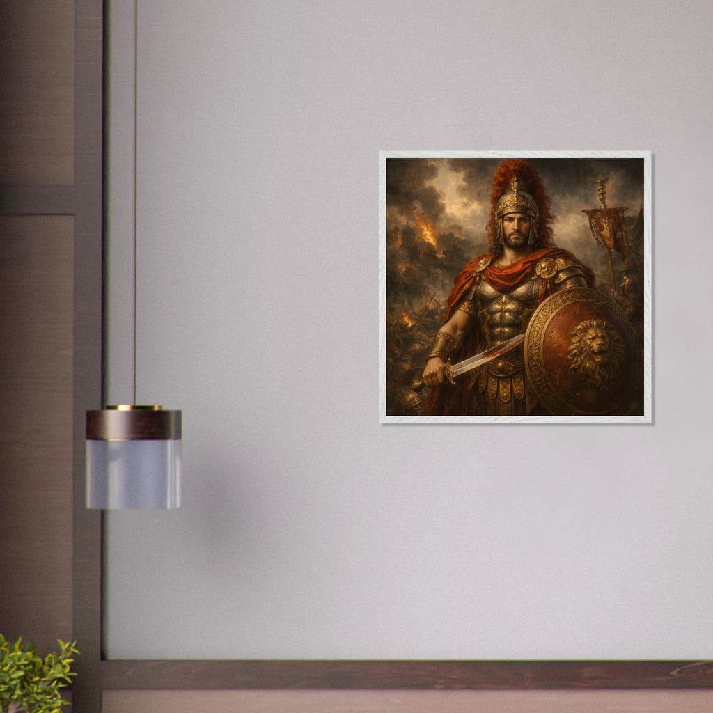 Mars – Mythologie Fine Art Print mit Rahmen | babasan