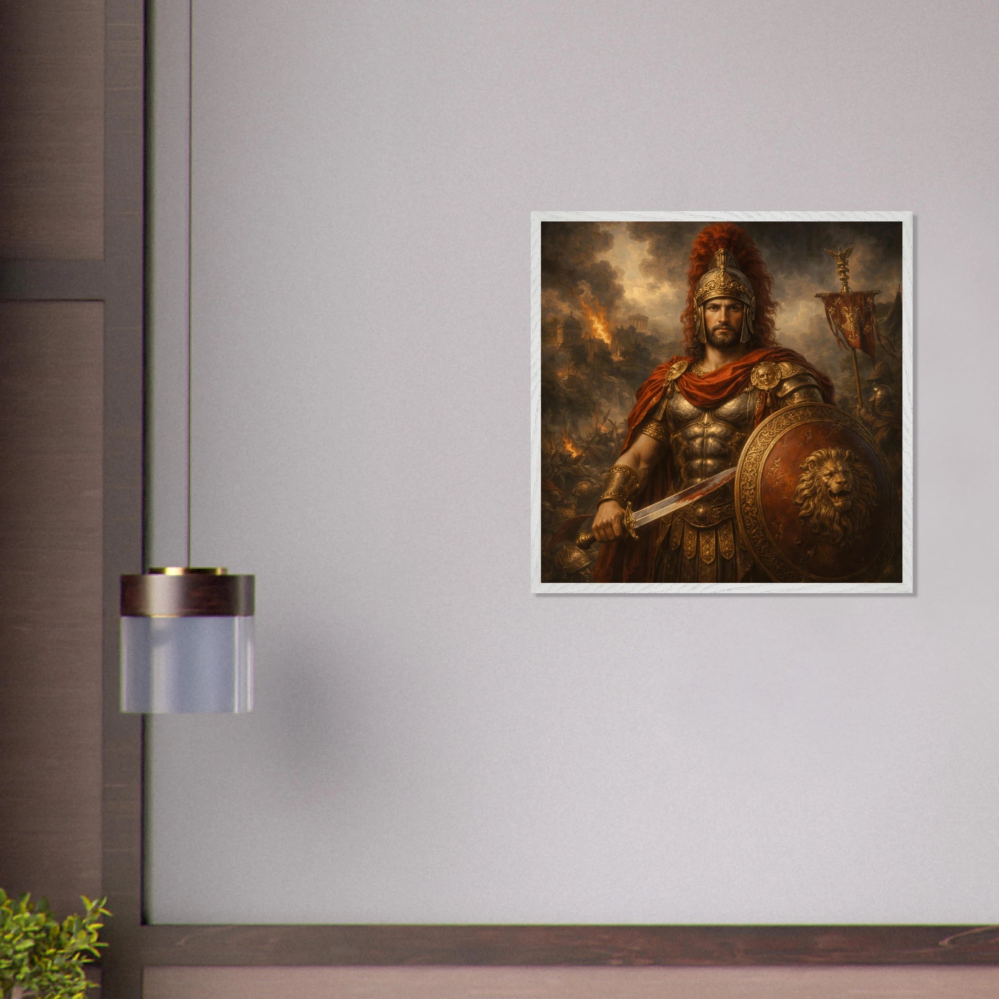 Mars – Mythologie Fine Art Print mit Rahmen | babasan