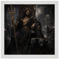 Hades – Mythologie Fine Art Print mit Rahmen | babasan