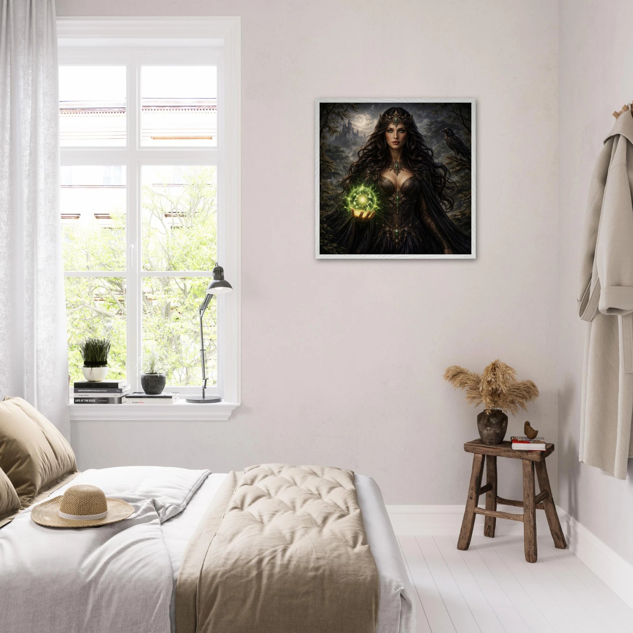 Morgana – Mythologie Fine Art Print mit Rahmen | babasan