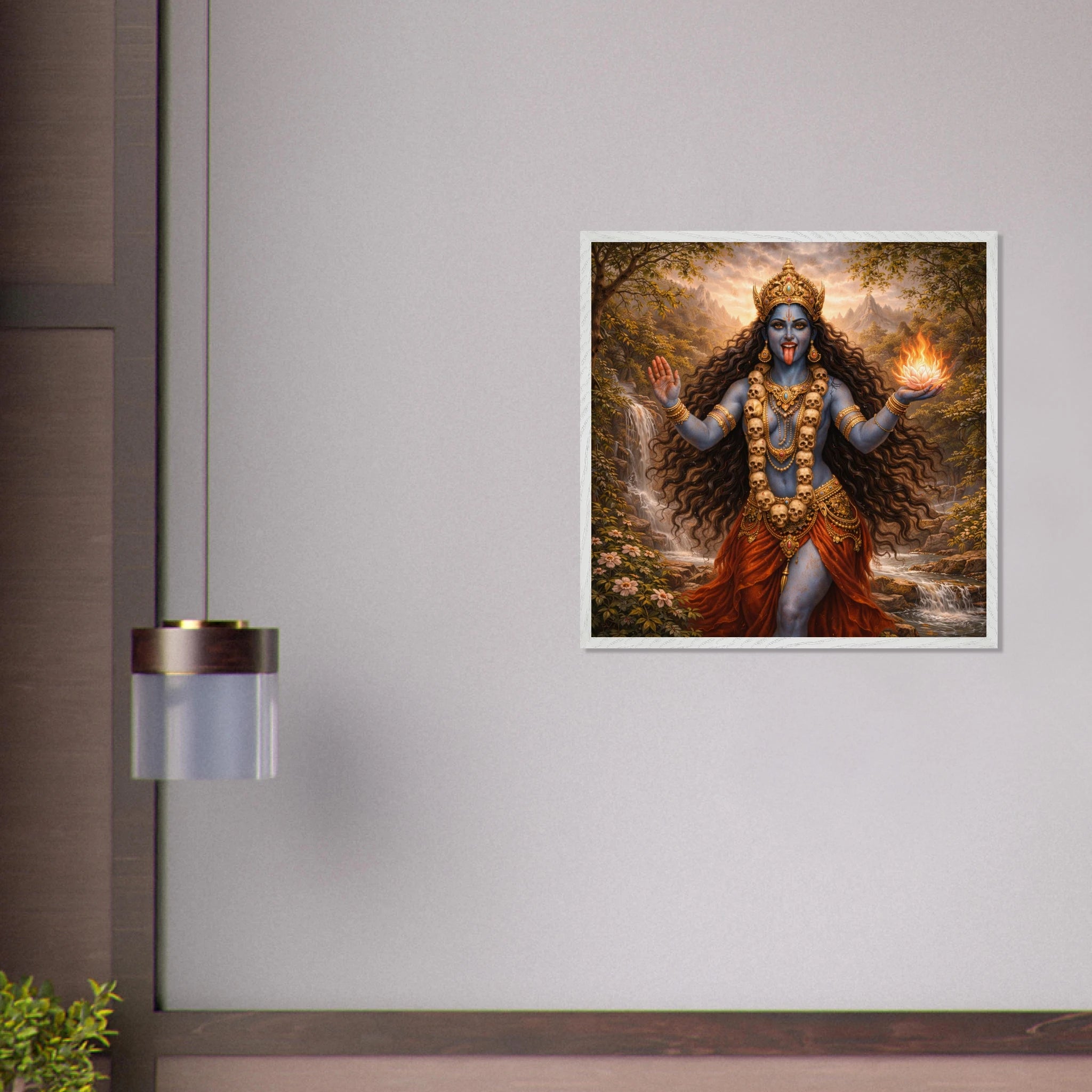 Kali – Mythologie Fine Art Print mit Rahmen | babasan