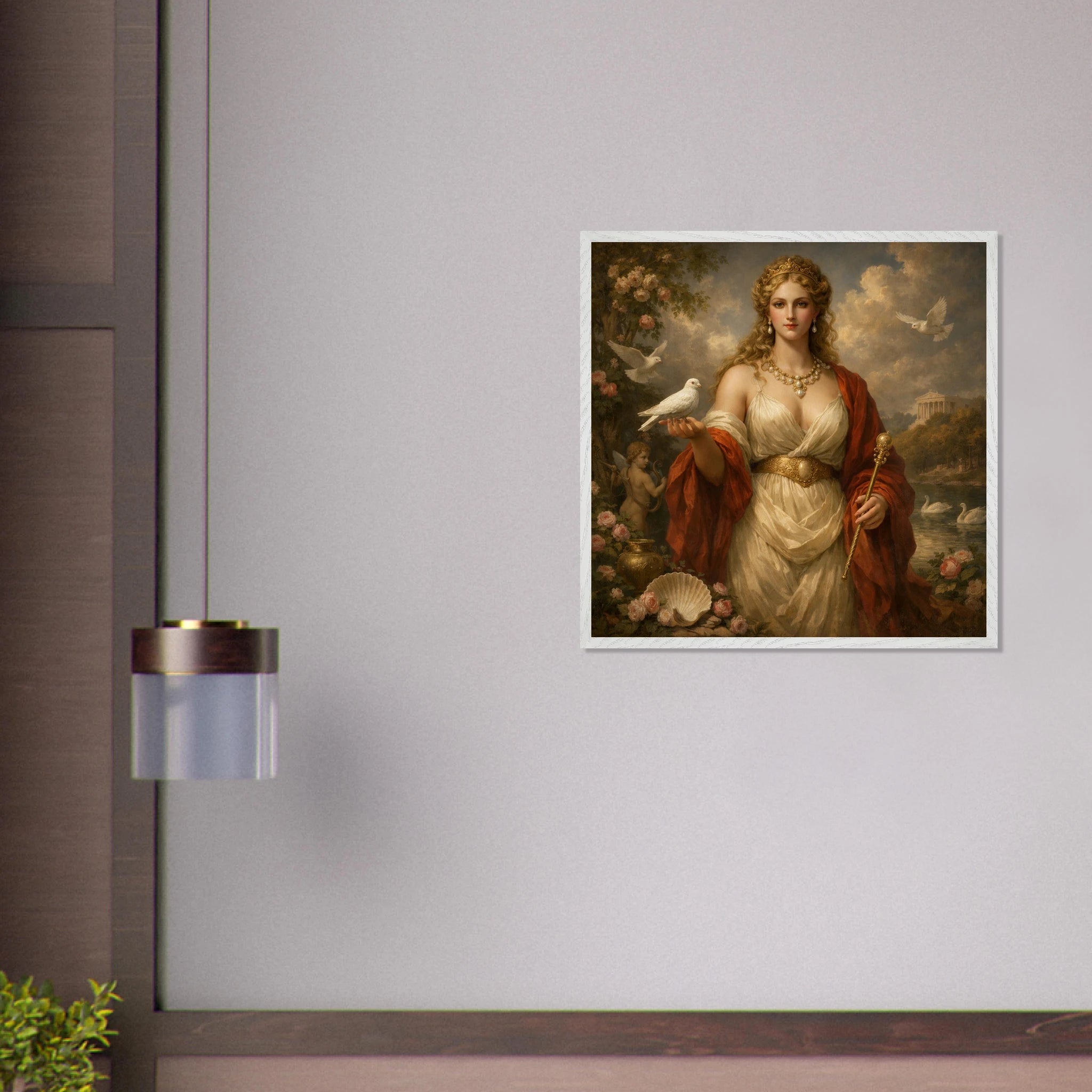 Venus – Mythologie Fine Art Print mit Rahmen | babasan