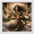 Fūjin – Mythologie Fine Art Print mit Rahmen | babasan