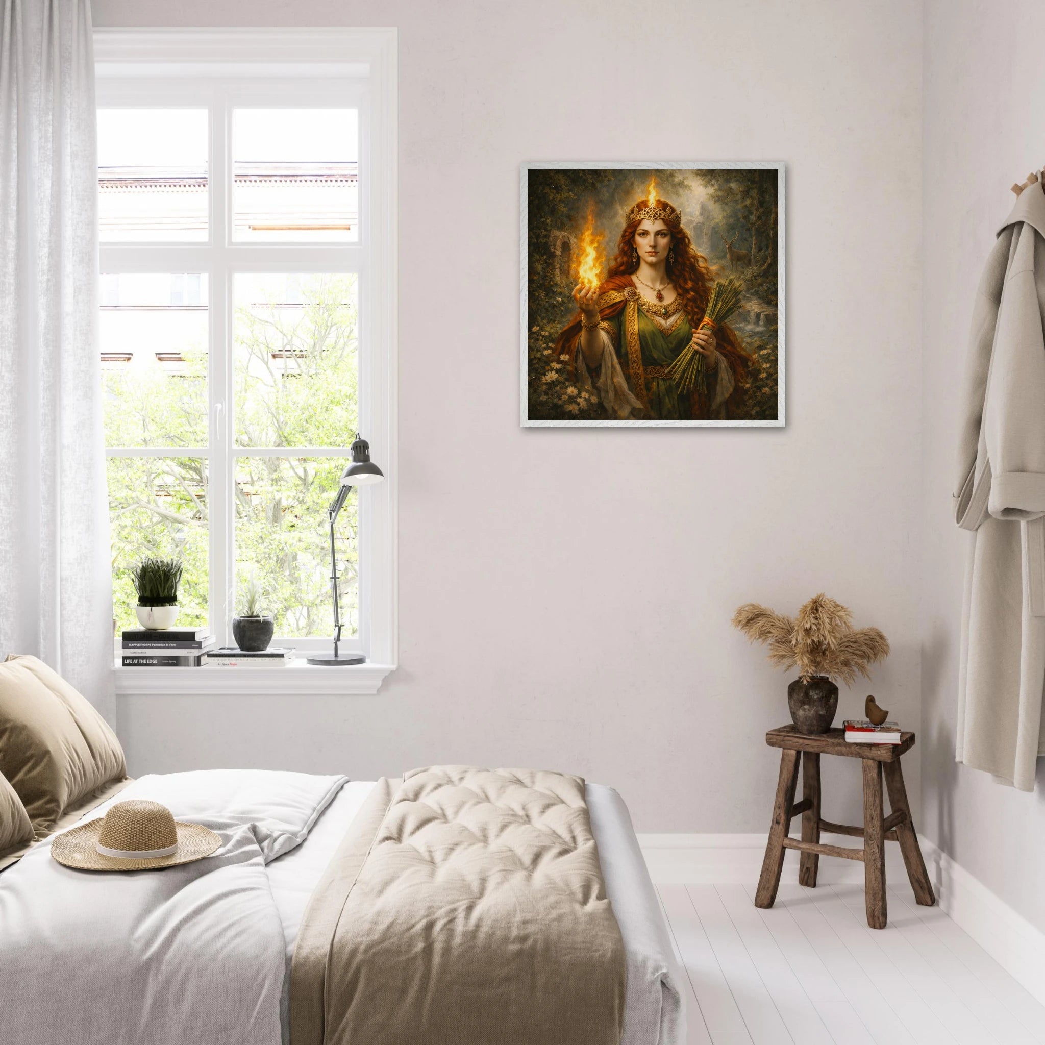 Celtic Danu – Mythologie Fine Art Print mit Rahmen | babasan