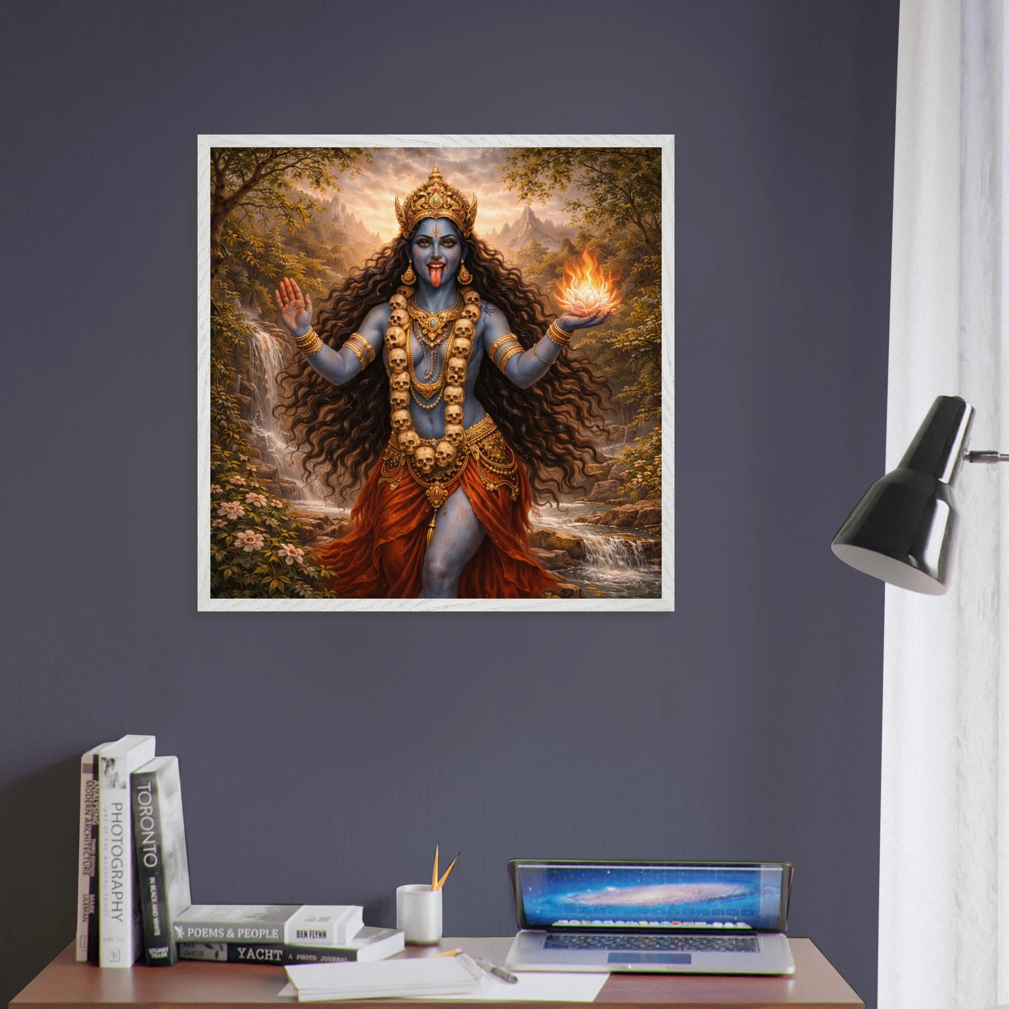 Kali – Mythologie Fine Art Print mit Rahmen | babasan
