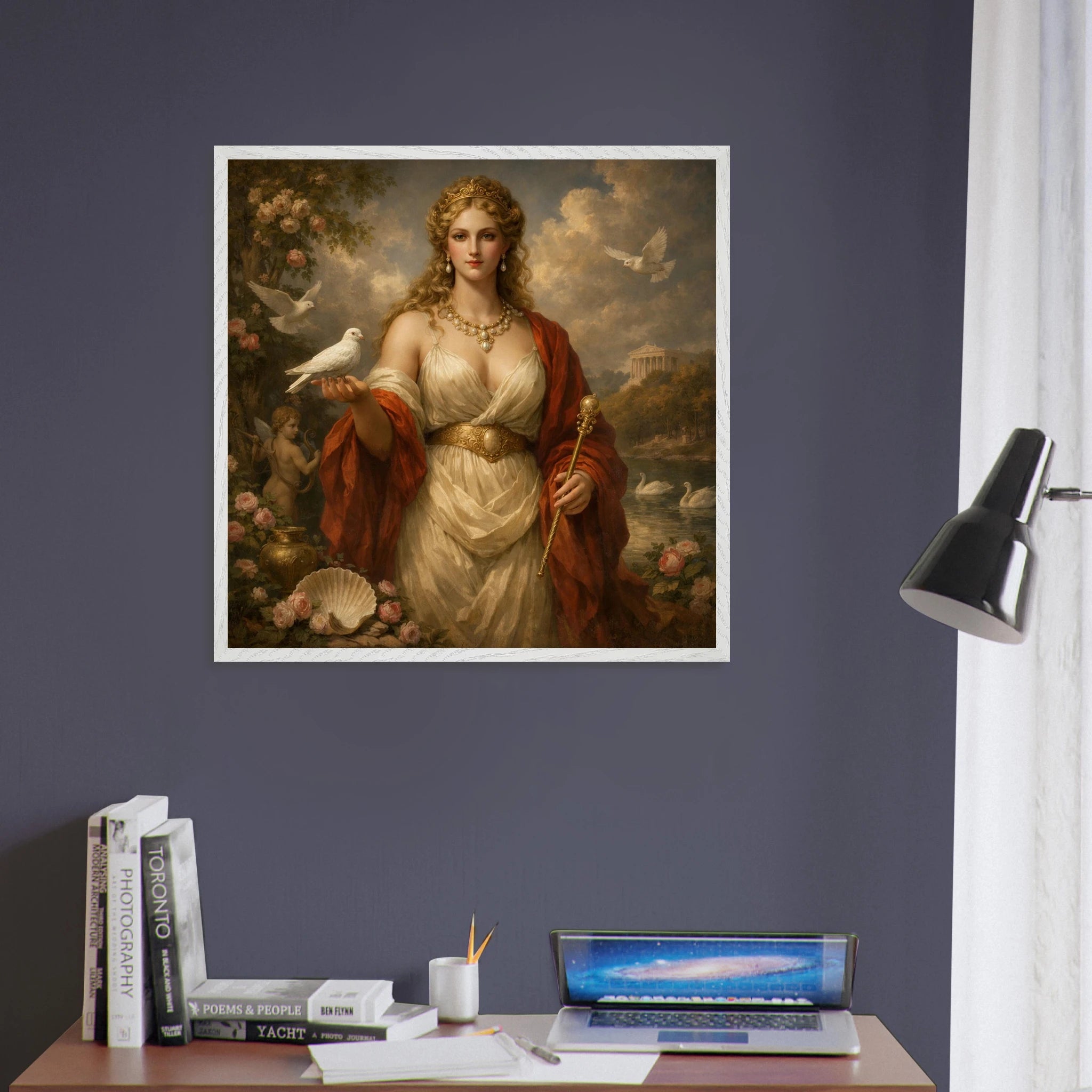Venus – Mythologie Fine Art Print mit Rahmen | babasan