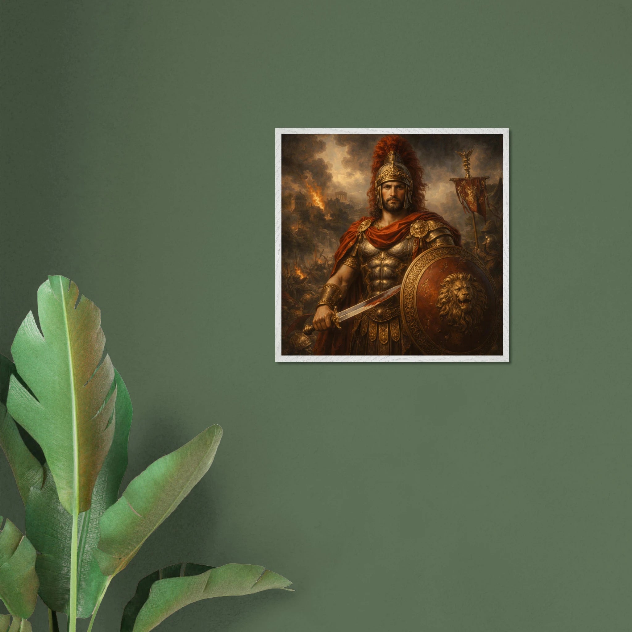 Mars – Mythologie Fine Art Print mit Rahmen | babasan