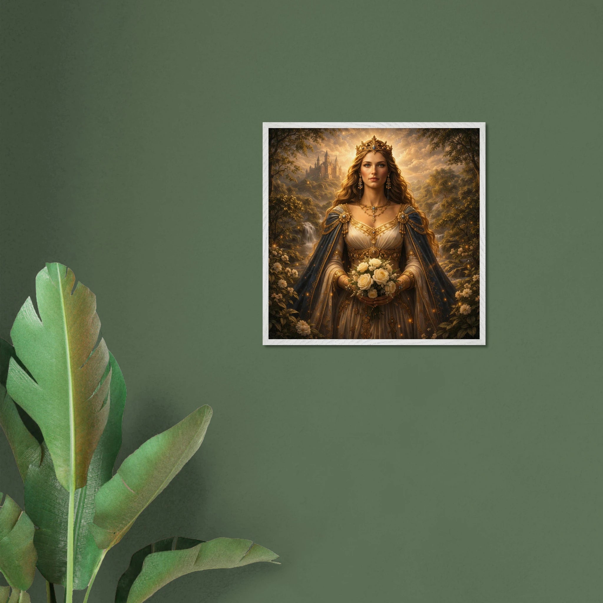 Guinevere – Mythologie Fine Art Print mit Rahmen | babasan