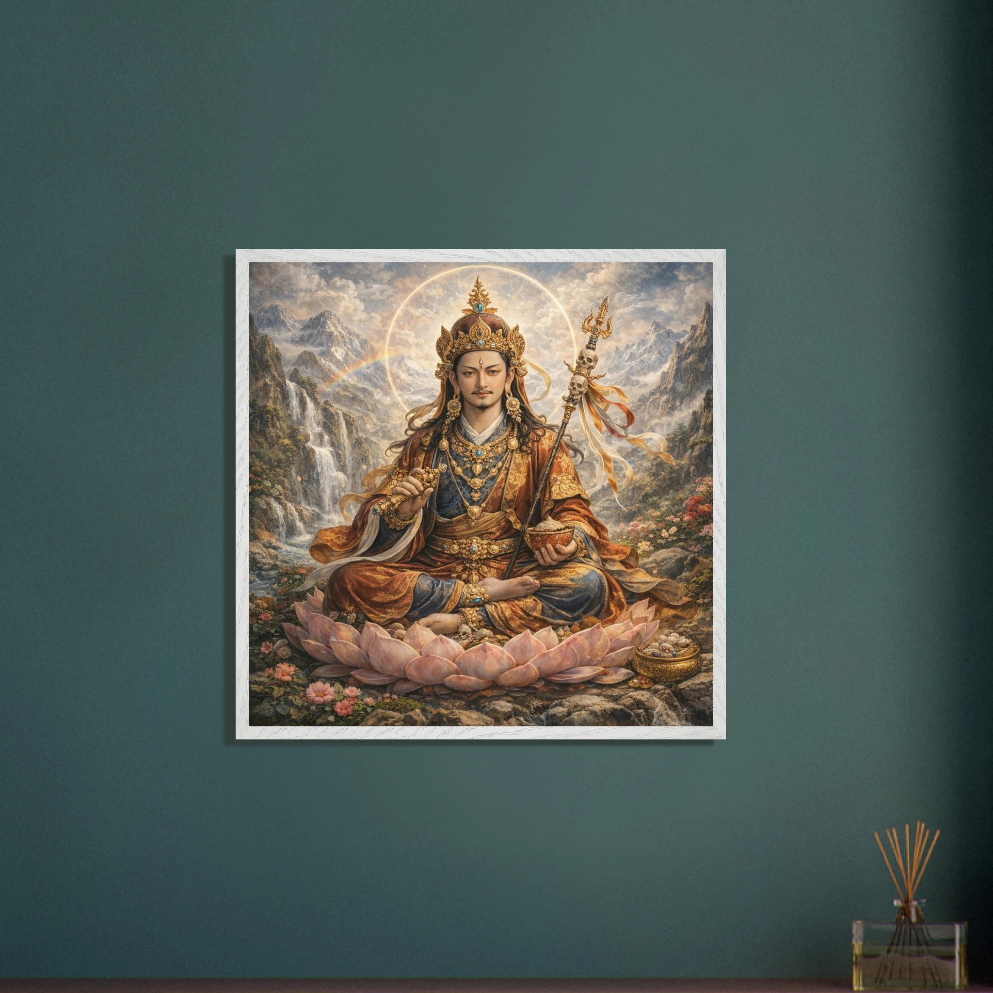 Padmasambhava – Mythologie Fine Art Print mit Rahmen | babasan