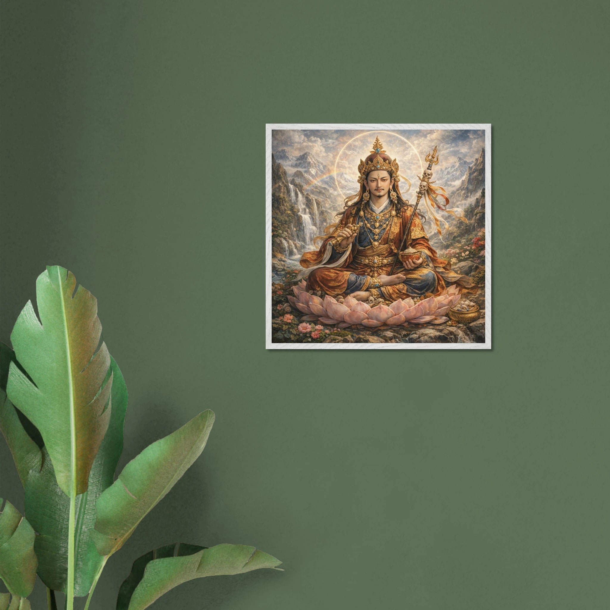 Padmasambhava – Mythologie Fine Art Print mit Rahmen | babasan