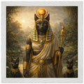 Bastet – Mythologie Fine Art Print mit Rahmen | babasan