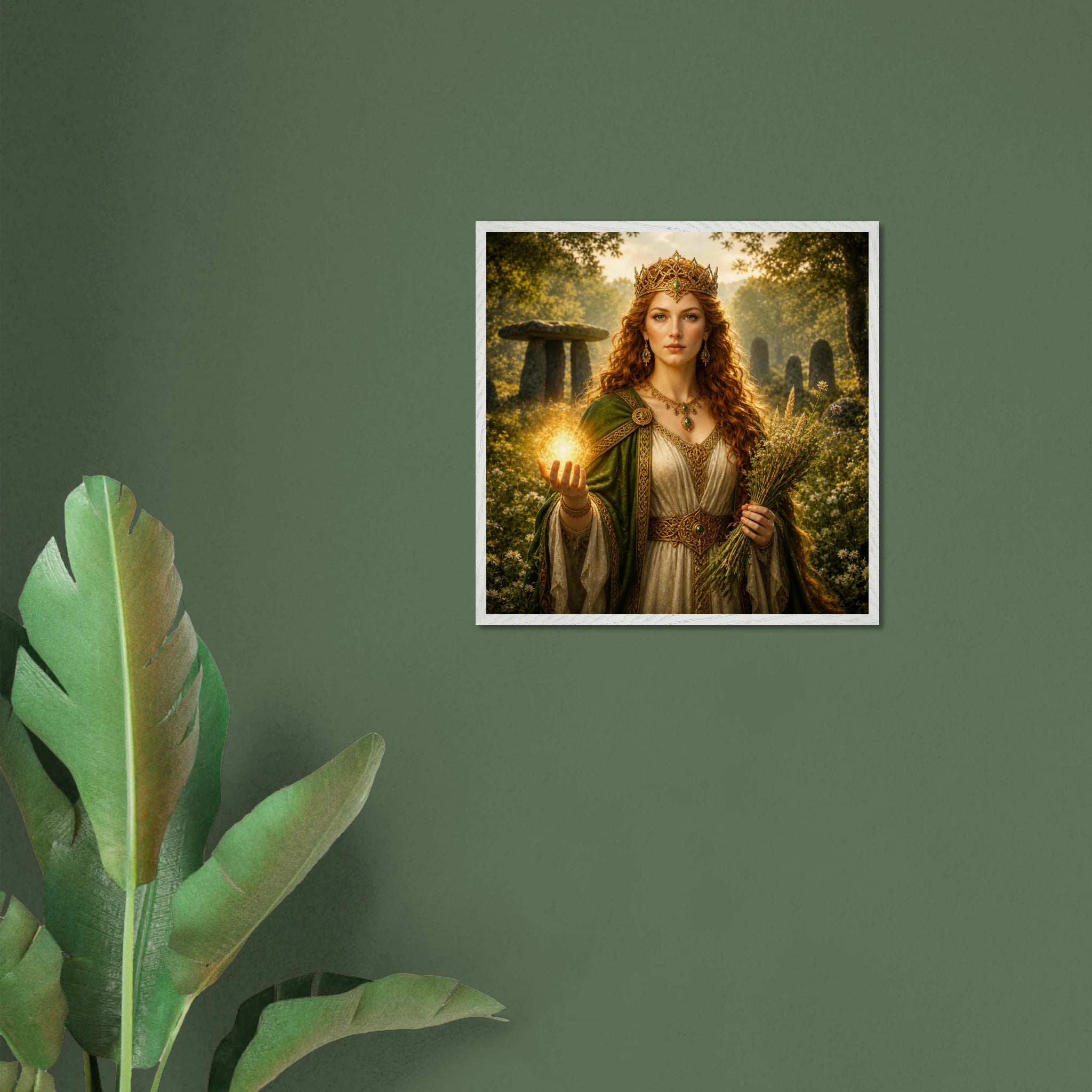Áine – Mythologie Fine Art Print mit Rahmen | babasan
