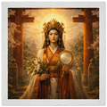 Amaterasu – Mythologie Fine Art Print mit Rahmen | babasan