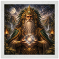 Itzamna – Mythologie Fine Art Print mit Rahmen | babasan