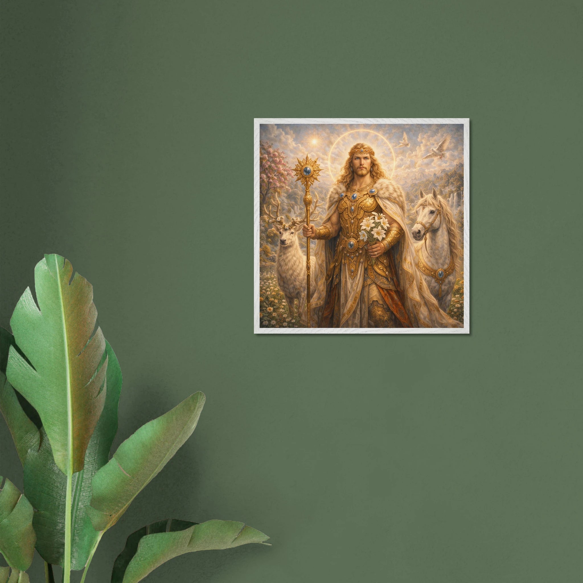 Baldur – Mythologie Fine Art Print mit Rahmen | babasan