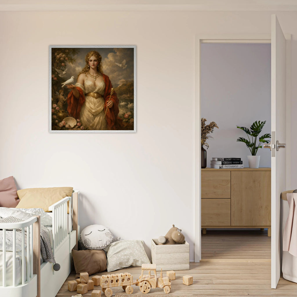 Venus – Mythologie Fine Art Print mit Rahmen | babasan
