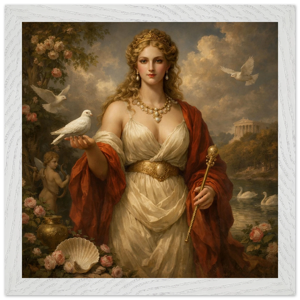Venus – Mythologie Fine Art Print mit Rahmen | babasan