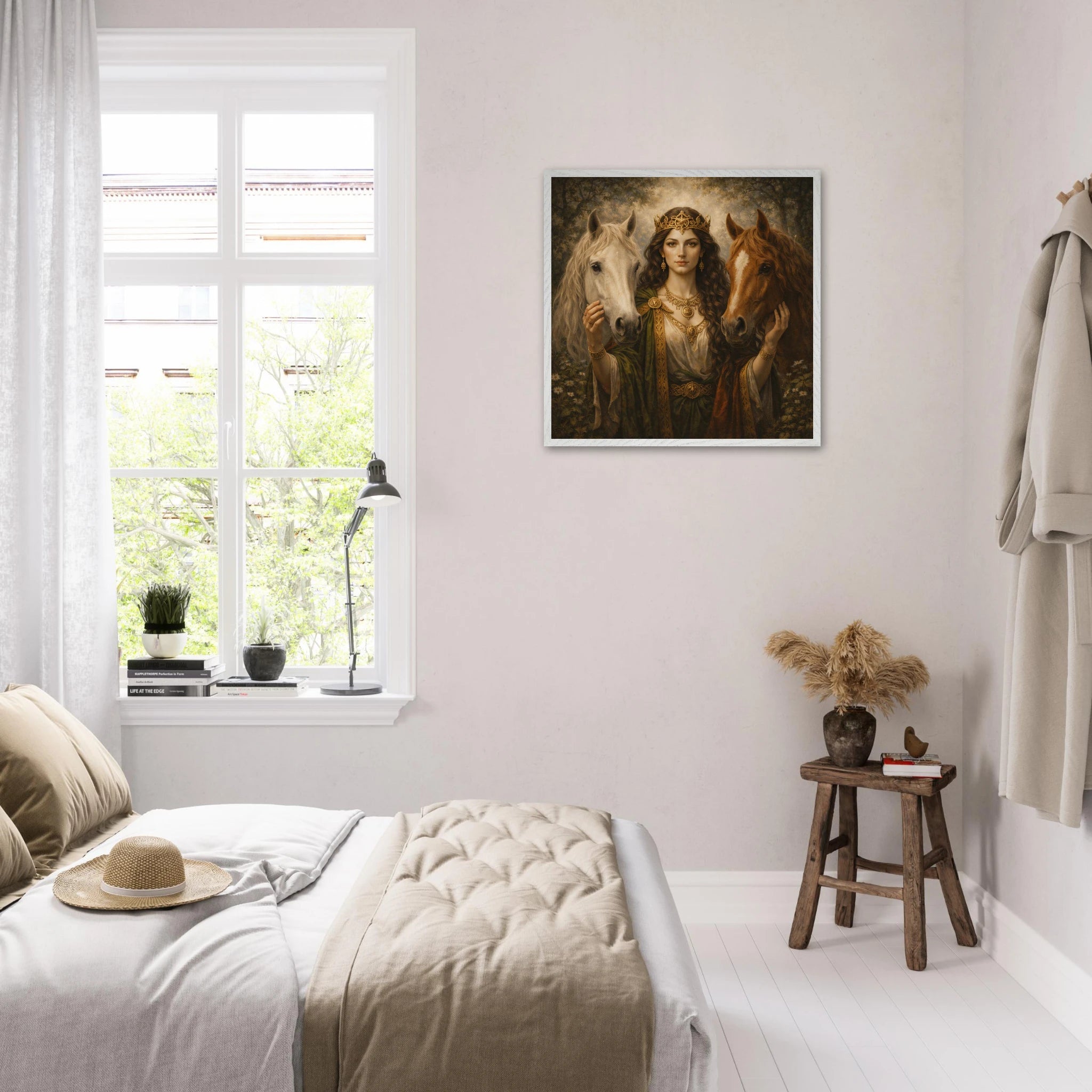Epona – Mythologie Fine Art Print mit Rahmen | babasan